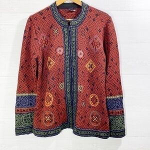 Tabask women’s long zipper sweater Size L